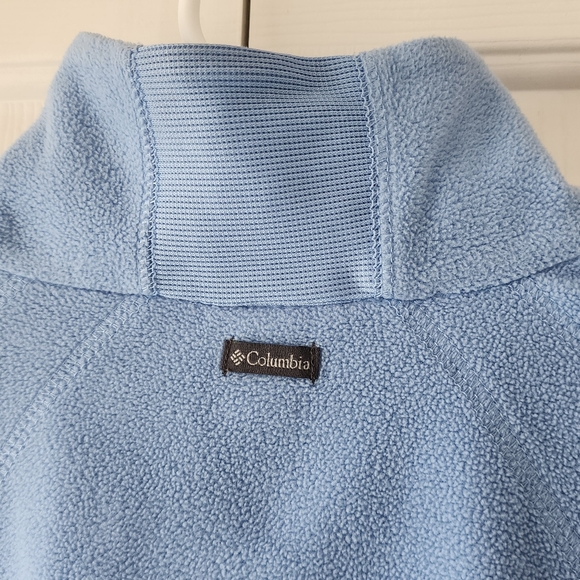 Columbia 1/4 Zip Fleece | Blue | Woman's Large - Picture 4 of 4